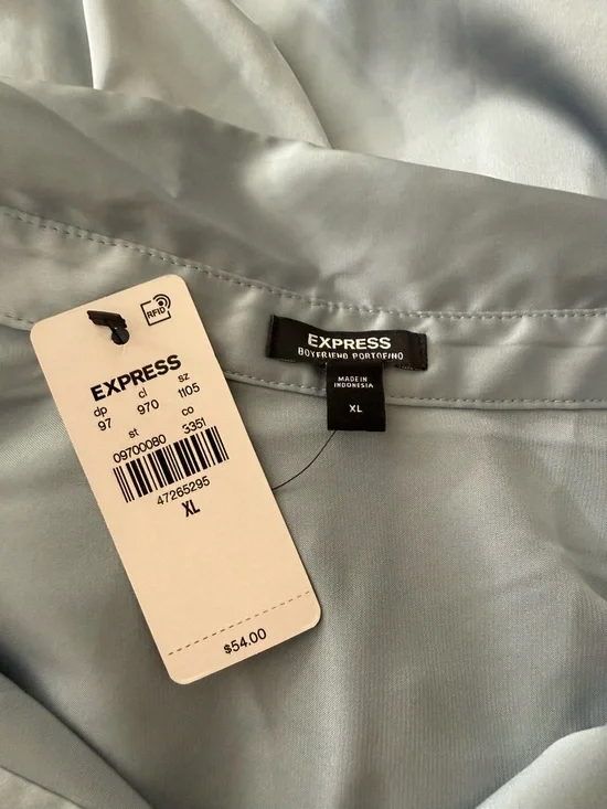 Express Satin Portofino Shirt - Picture 3 of 4